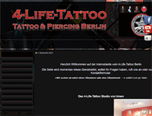 Tablet Screenshot of 4-life-tattoo.de